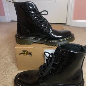 Doc Martens glitter new with box size 6